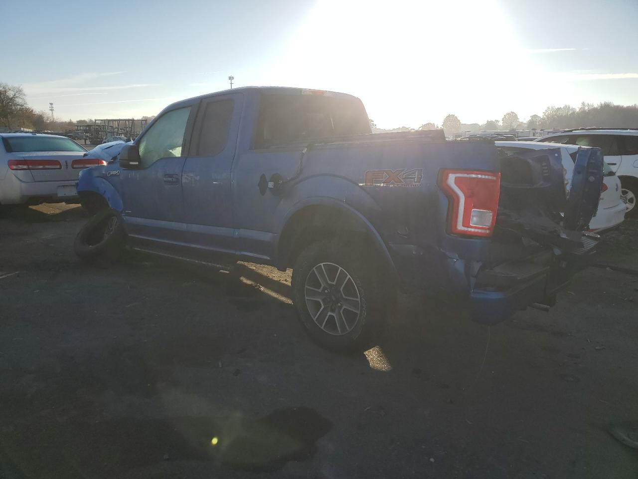 2016 Ford F-150 VIN 1FTFX1EG1GFB07311 Copart auction photo, front end / rear end damage thumbnail 2