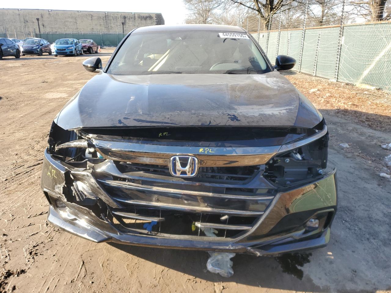 2022 Honda Accord VIN 1HGCV3F22NA036476 Copart auction photo, front end / mechanical damage thumbnail 5