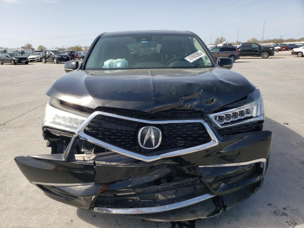 2017 Acura MDX VIN 5FRYD3H38HB010200 Copart auction photo, front end damage thumbnail 5