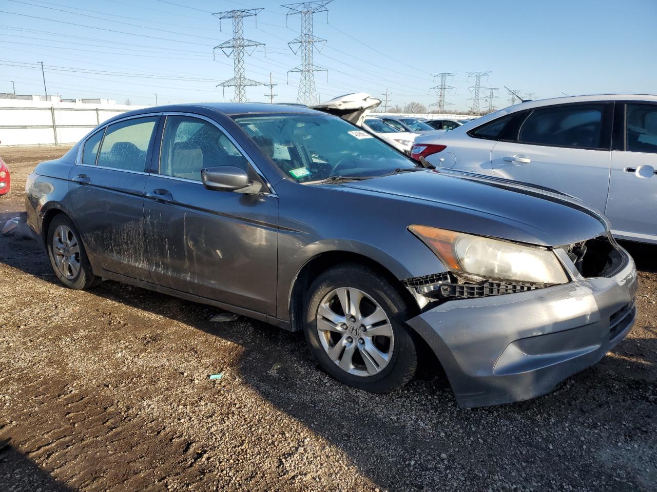 2008 Honda Accord VIN JHMCP26448C020081 Copart auction photo, front end / rear end damage thumbnail 4