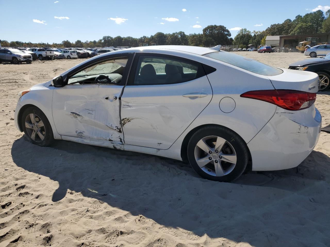 2013 Hyundai Elantra VIN 5NPDH4AE4DH438704 Copart auction photo, side / minor dent/scratches damage thumbnail 2