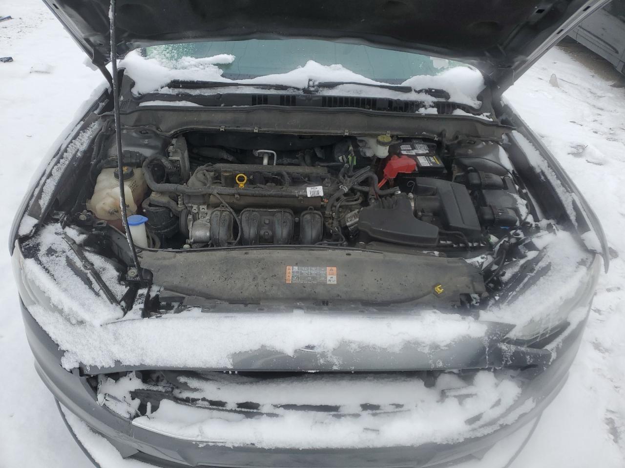 2017 Ford Fusion VIN 3FA6P0G70HR412509 Copart auction photo, front end damage thumbnail 11