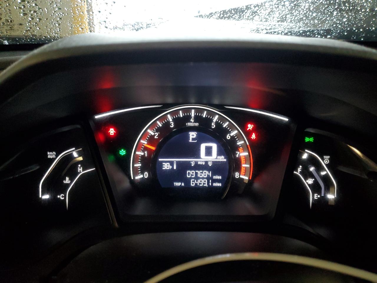2016 Honda Civic VIN 19XFC2F52GE049508 Copart auction photo, front end damage thumbnail 9