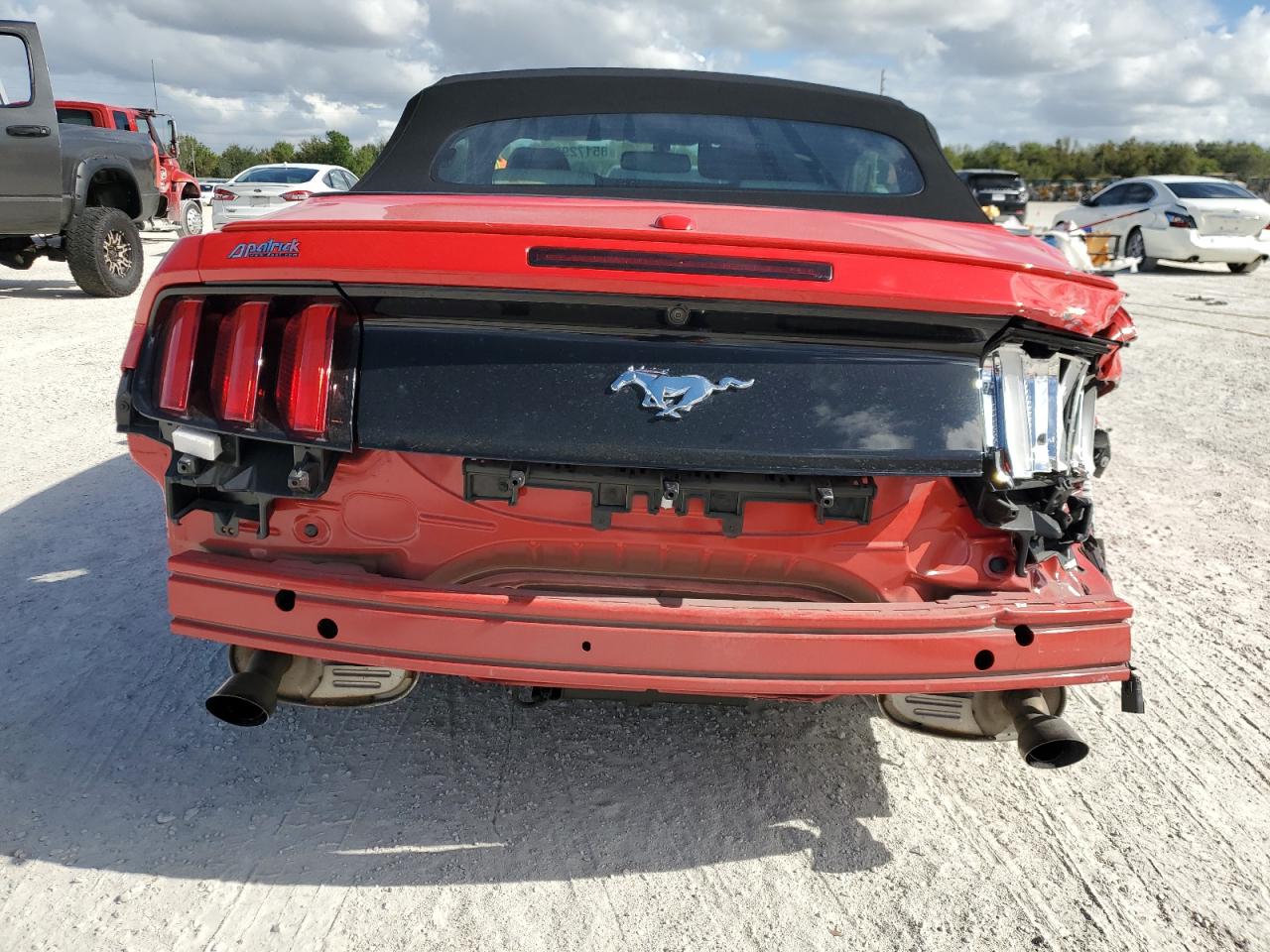 2017 Ford Mustang VIN 1FATP8UH5H5324282 Copart auction photo, all over damage thumbnail 6