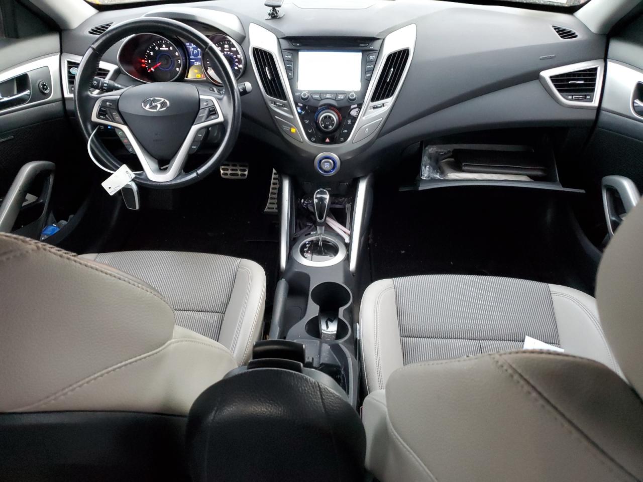 2013 Hyundai Veloster VIN KMHTC6AD7DU166650 Copart auction photo, minor dent/scratches damage thumbnail 8