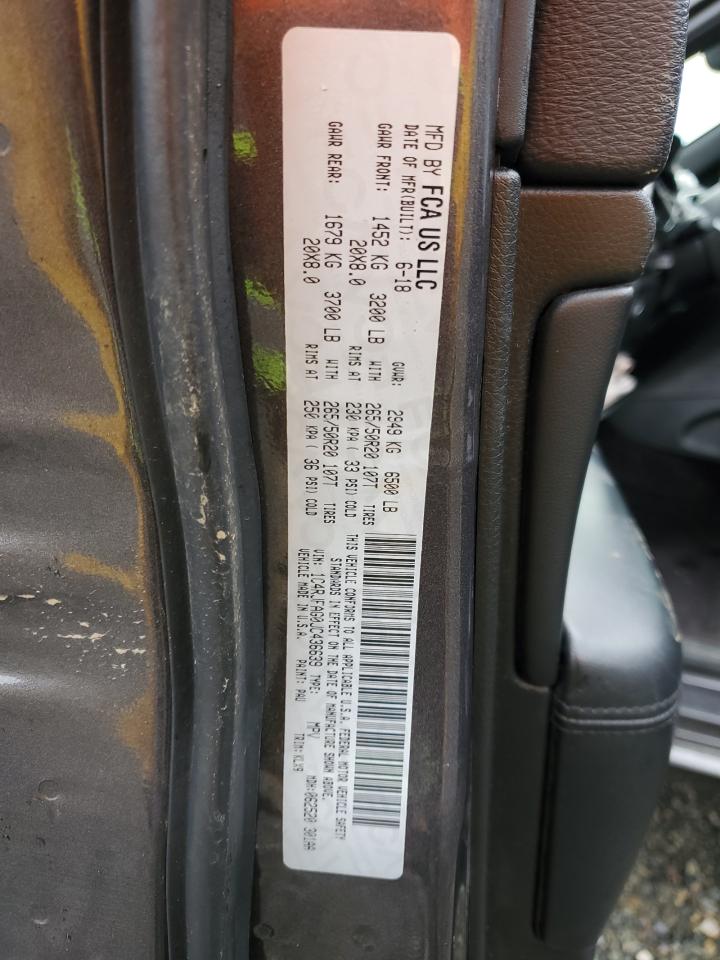2018 Jeep Grand Cherokee VIN 1C4RJFAG0JC436639 Copart auction photo, front end damage thumbnail 15