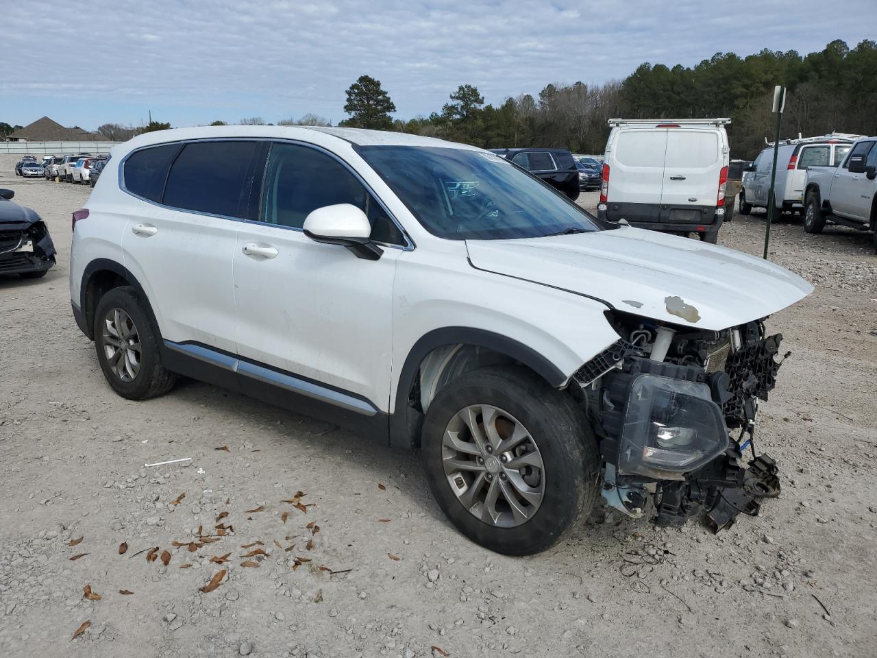 2020 Hyundai Santa Fe VIN 5NMS33AD8LH280547 Copart auction photo, front end damage thumbnail 4