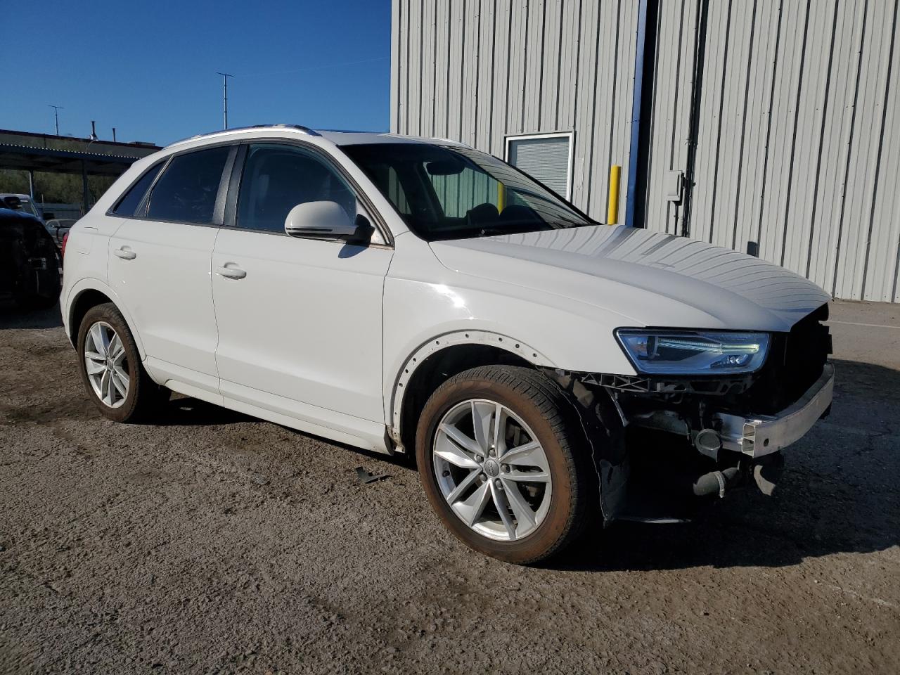 2017 Audi Q3 VIN WA1ECCFS1HR011257 Copart auction photo, front end damage thumbnail 4