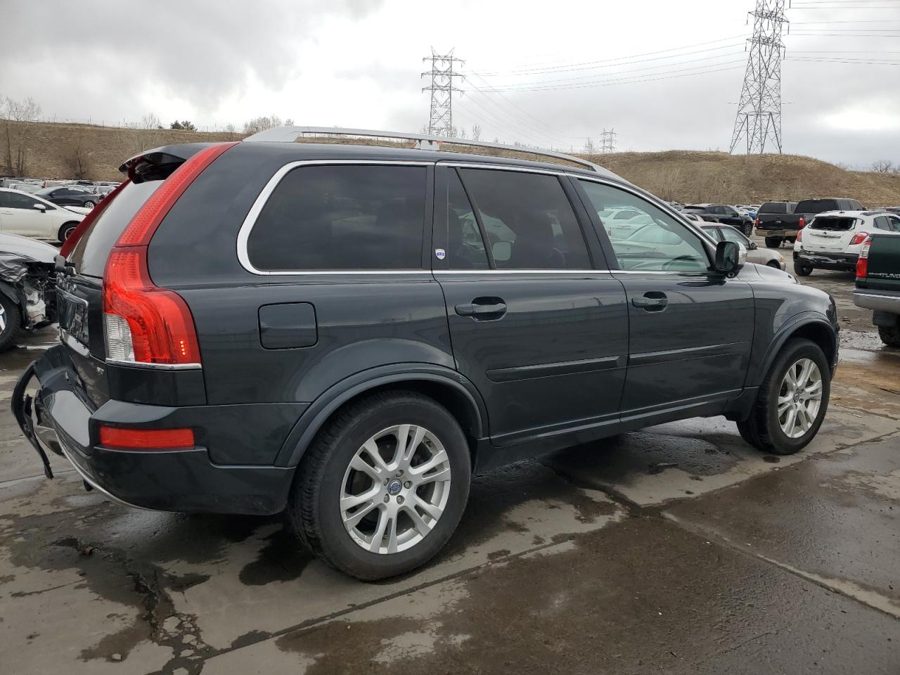 2014 Volvo XC90 VIN YV4952CZ1E1691553 Copart auction photo, rear end / side damage thumbnail 3