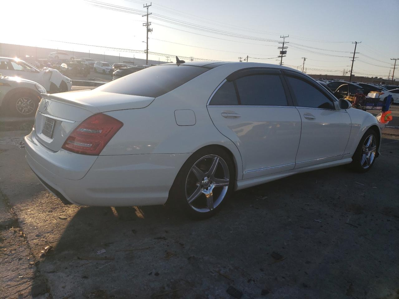 2008 Mercedes-Benz S-klasse VIN WDDNG71X28A167560 Copart auction photo, rear end damage thumbnail 3