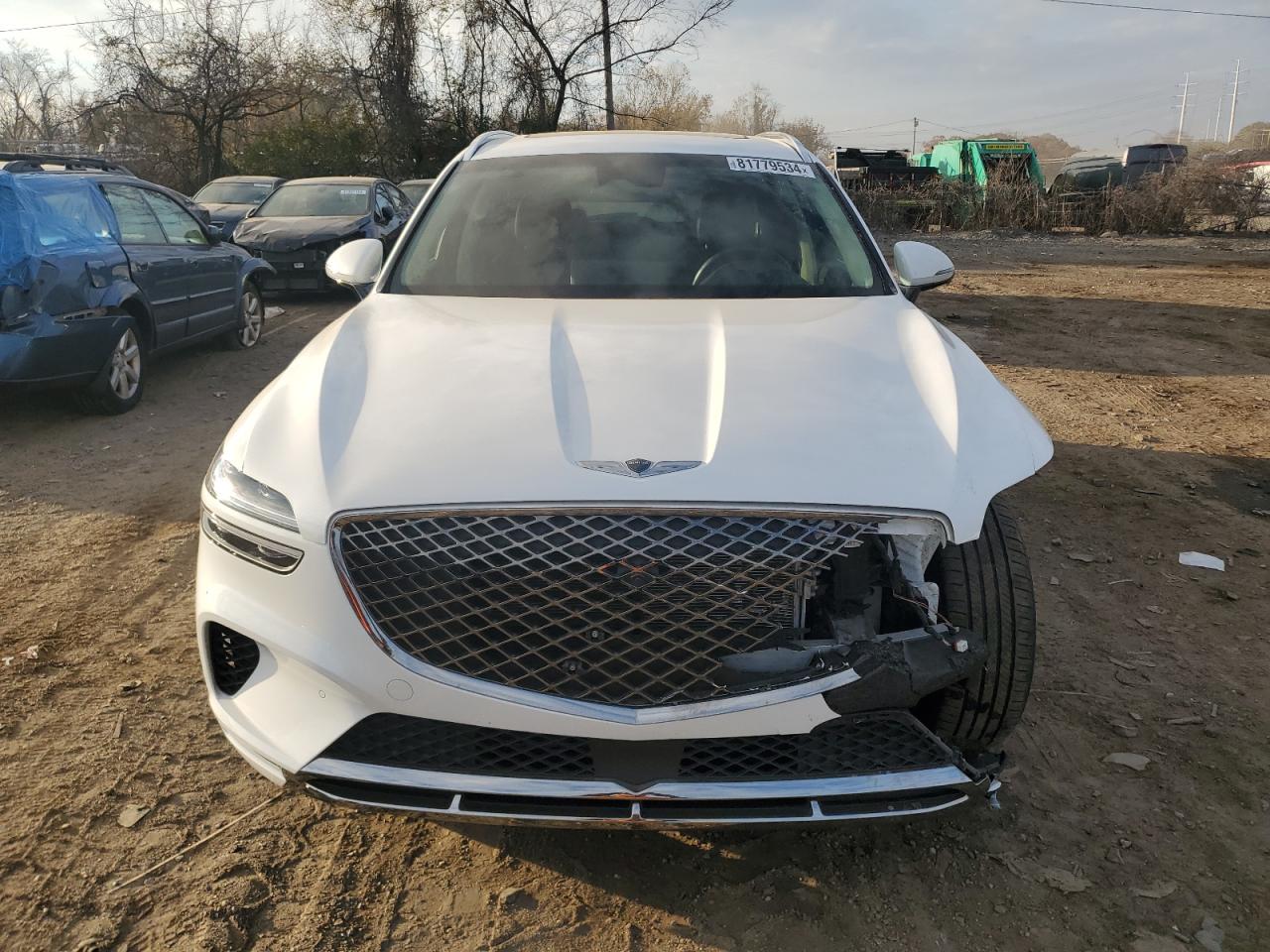 2022 Genesis Gv70 VIN KMUMADTB1NU069943 Copart auction photo, front end damage thumbnail 5