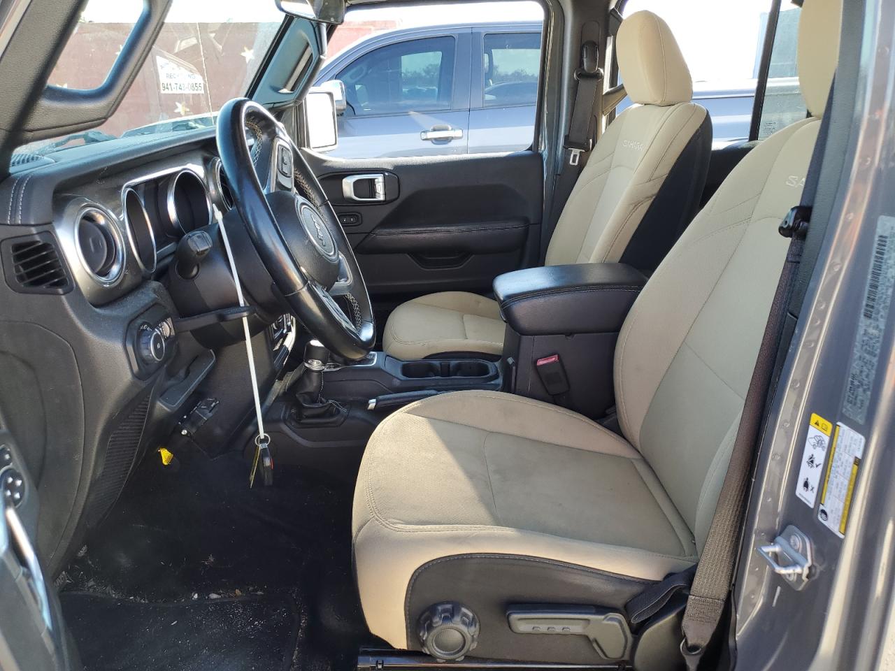 2020 Jeep Wrangler VIN 1C4HJXEN9LW147870 Copart auction photo, water/flood damage thumbnail 7