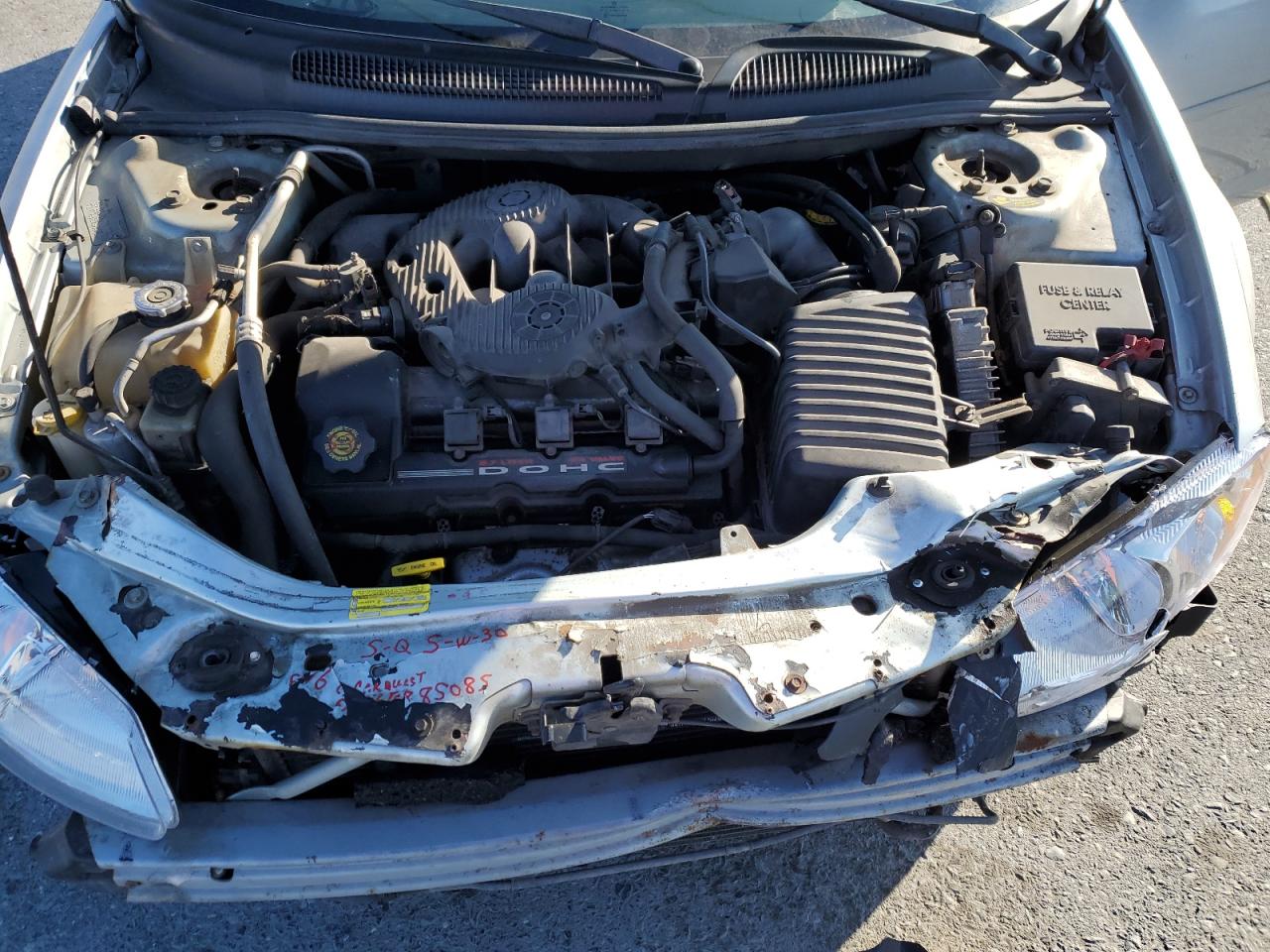 2002 Chrysler Sebring VIN 1C3EL46R52N252220 Copart auction photo, front end / minor dent/scratches damage thumbnail 11