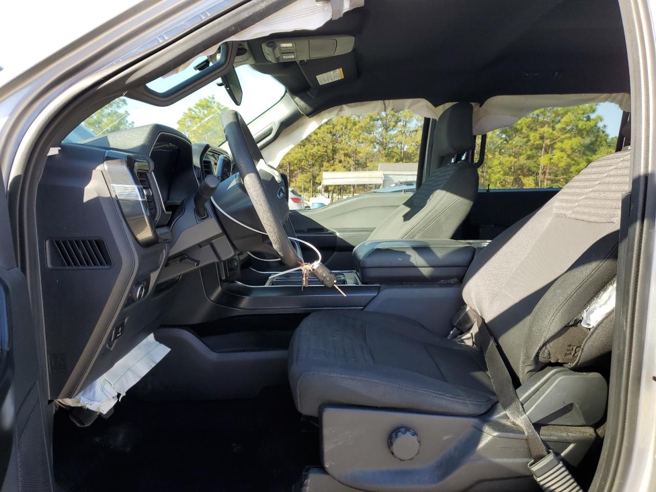 2022 Ford F-150 VIN 1FTEW1C50NFA26250 Copart auction photo, front end / side damage thumbnail 7