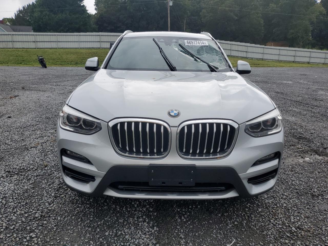 2021 BMW X3 VIN 5UXTY5C05M9F12659 Copart auction photo, top/roof damage thumbnail 5