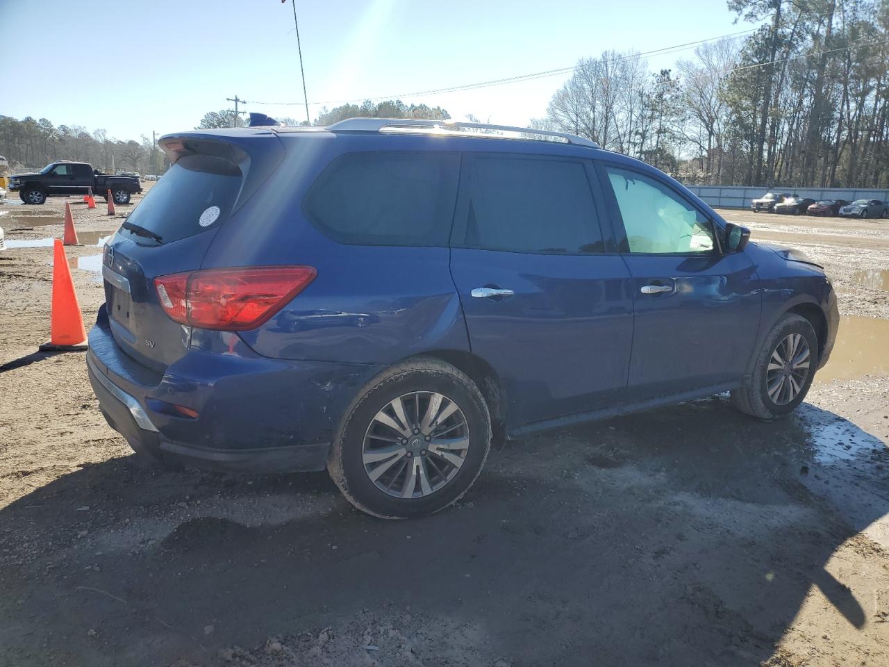 2020 Nissan Pathfinder VIN 5N1DR2BNXLC605346 Copart auction photo, rear end damage thumbnail 3