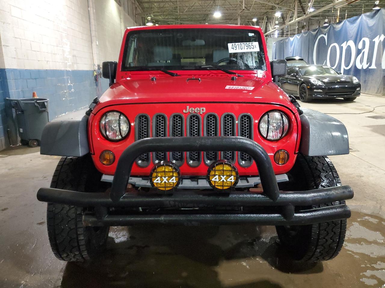 2009 Jeep Wrangler VIN 1J4FA24189L768904 Copart auction photo, undercarriage damage thumbnail 5