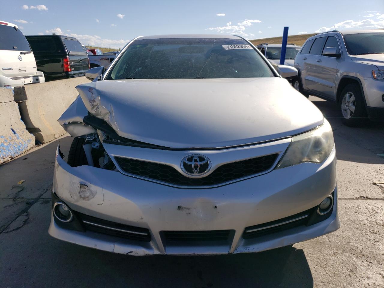 2014 Toyota Camry VIN 4T1BF1FK1EU335804 Copart auction photo, front end / hail damage thumbnail 5