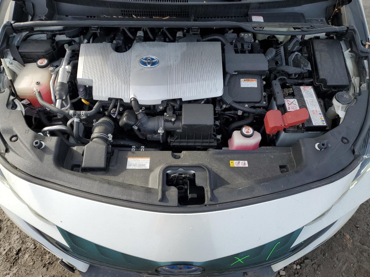 2019 Toyota Prius VIN JTDKARFP9K3116975 Copart auction photo, rear end / front end damage thumbnail 11
