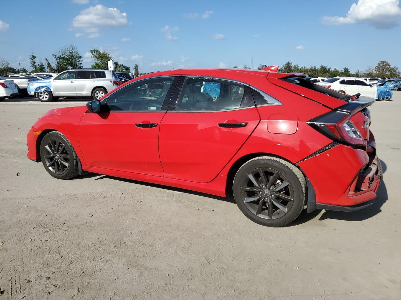 2020 Honda Civic VIN SHHFK7H60LU205750 Copart auction photo, rear end damage thumbnail 2