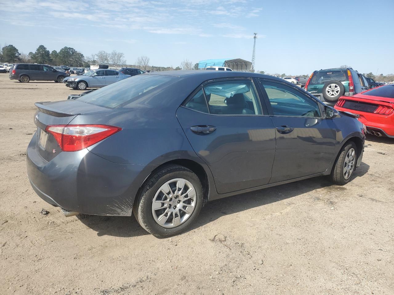 2014 Toyota Corolla VIN 2T1BURHE8EC050806 Copart auction photo, front end / side damage thumbnail 3