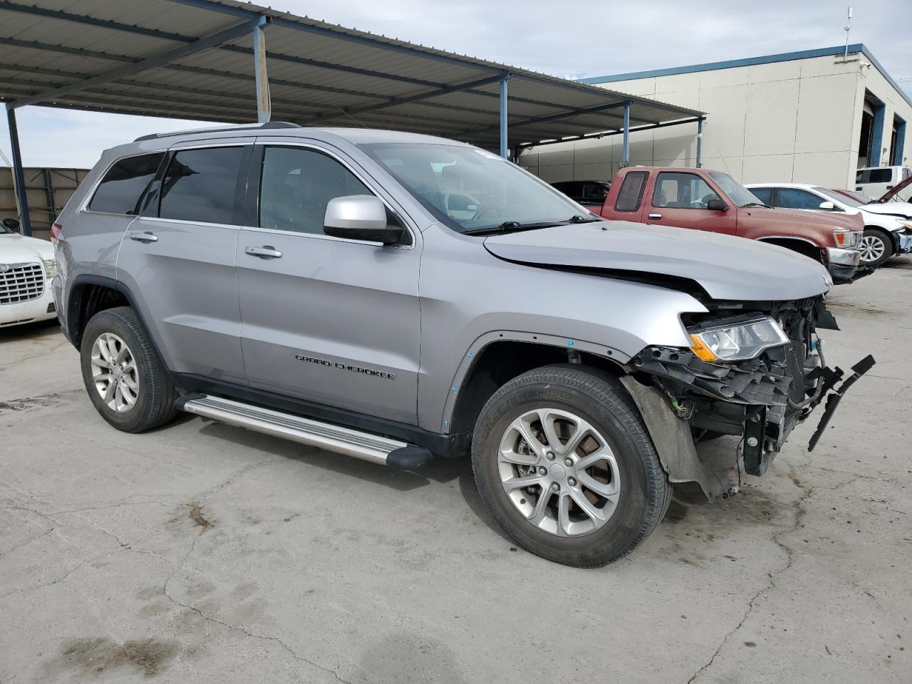 2021 Jeep Grand Cherokee VIN 1C4RJFAG0MC736251 Copart auction photo, front end damage thumbnail 4