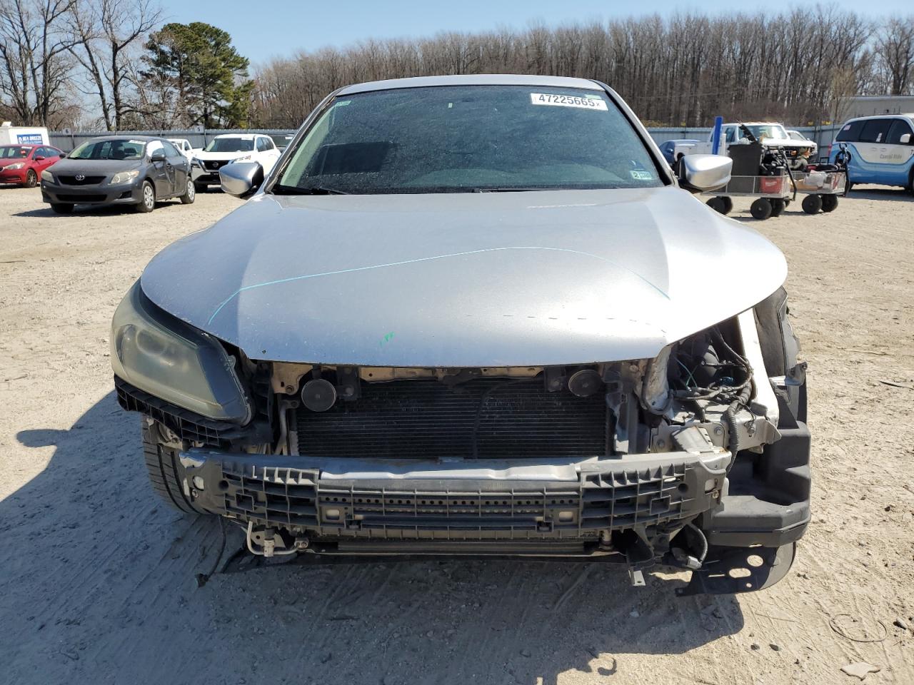 2014 Honda Accord VIN 1HGCR2F51EA068988 Copart auction photo, front end / side damage thumbnail 5