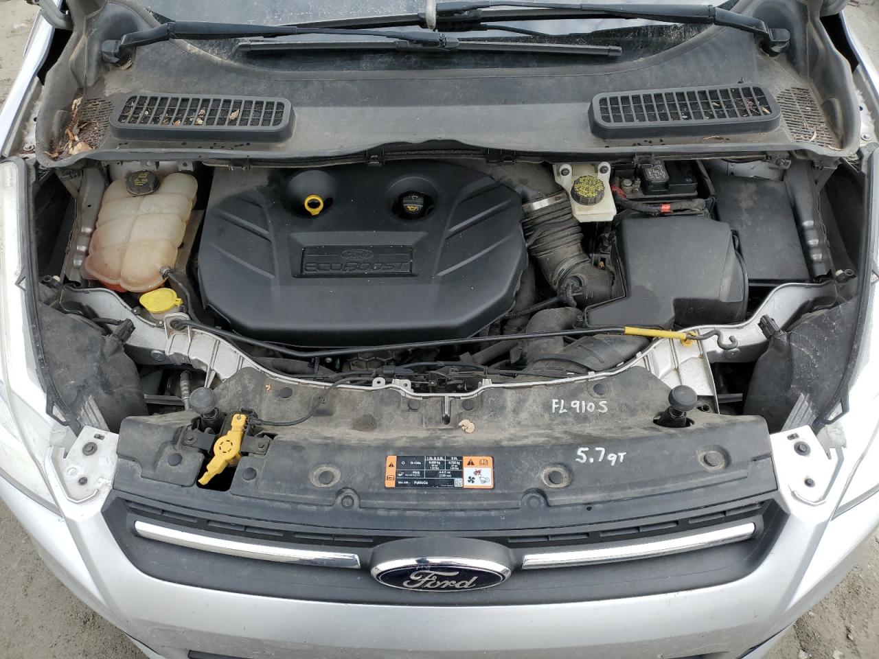 2014 Ford Escape VIN 1FMCU9G93EUC07889 Copart auction photo, front end damage thumbnail 12
