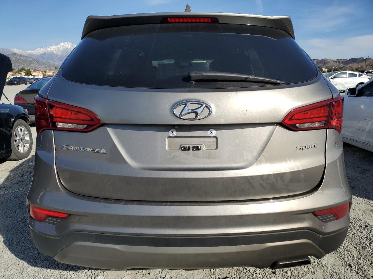 2018 Hyundai Santa Fe VIN 5XYZU3LB5JG522659 Copart auction photo, mechanical / minor dent/scratches damage thumbnail 6