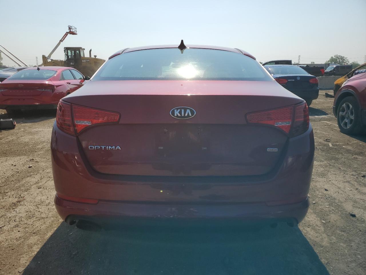 2013 KIA Optima VIN 5XXGM4A79DG127629 Copart auction photo, front end damage thumbnail 6