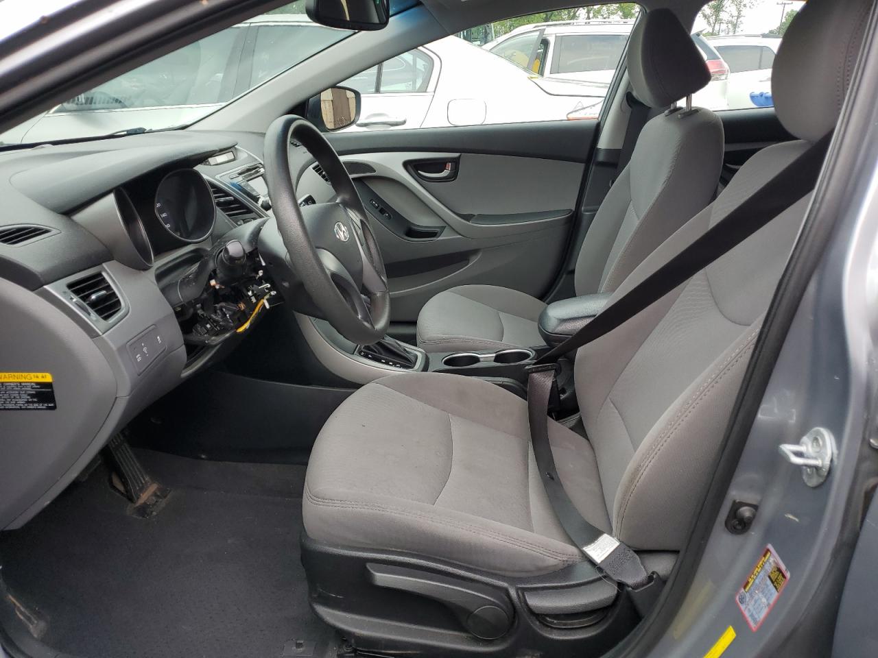 2015 Hyundai Elantra VIN 5NPDH4AE3FH602141 Copart auction photo, vandalism damage thumbnail 7