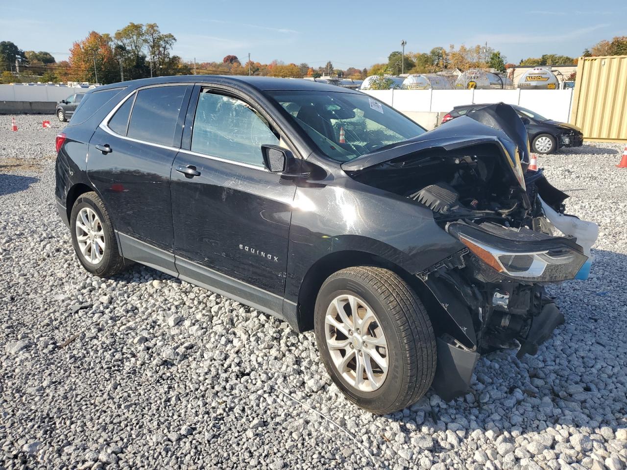 2019 Chevrolet Equinox VIN 2GNAXUEV6K6300767 Copart auction photo, front end / side damage thumbnail 4