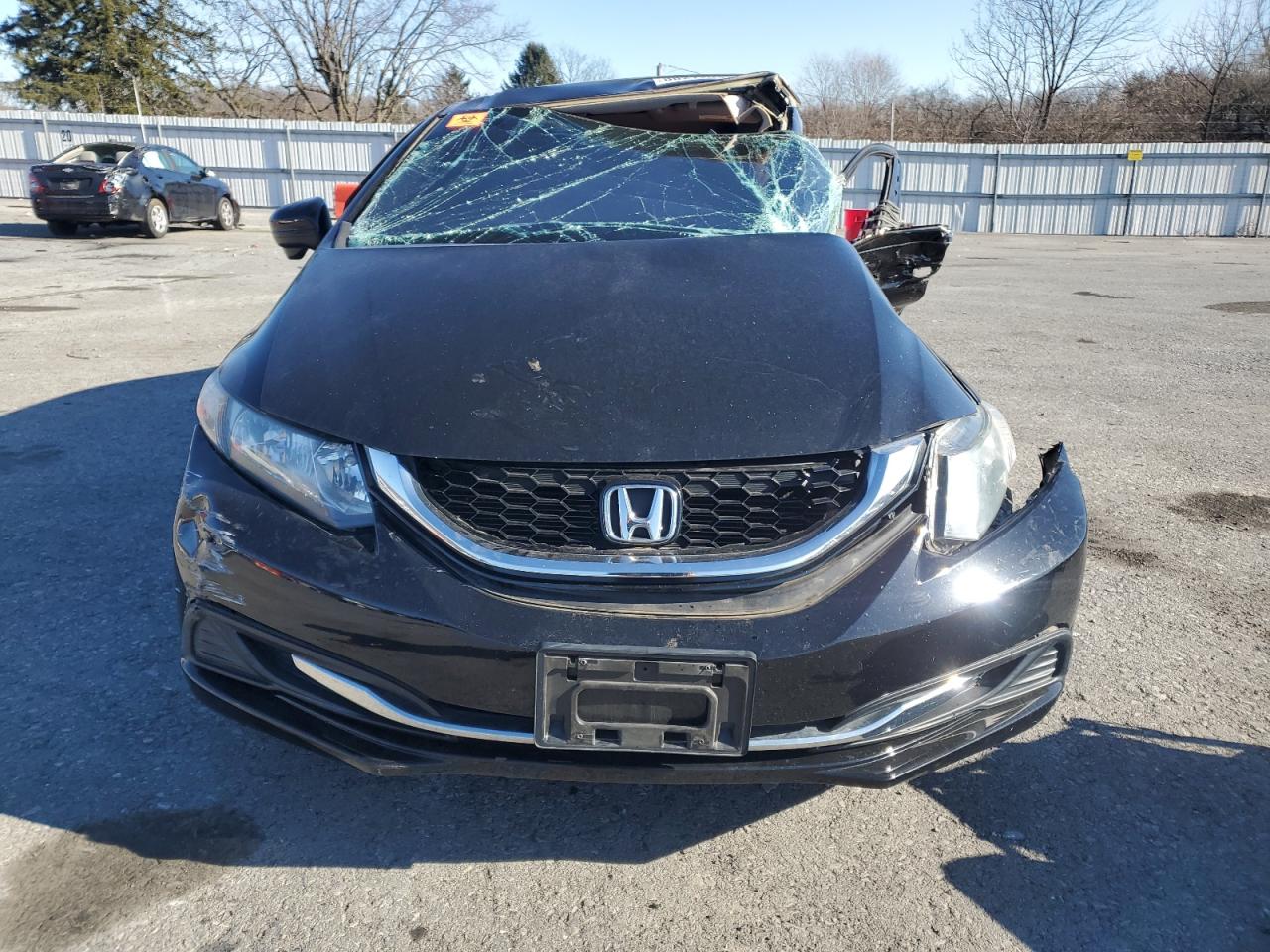 2014 Honda Civic VIN 2HGFB2F82EH535431 Copart auction photo, all over damage thumbnail 5