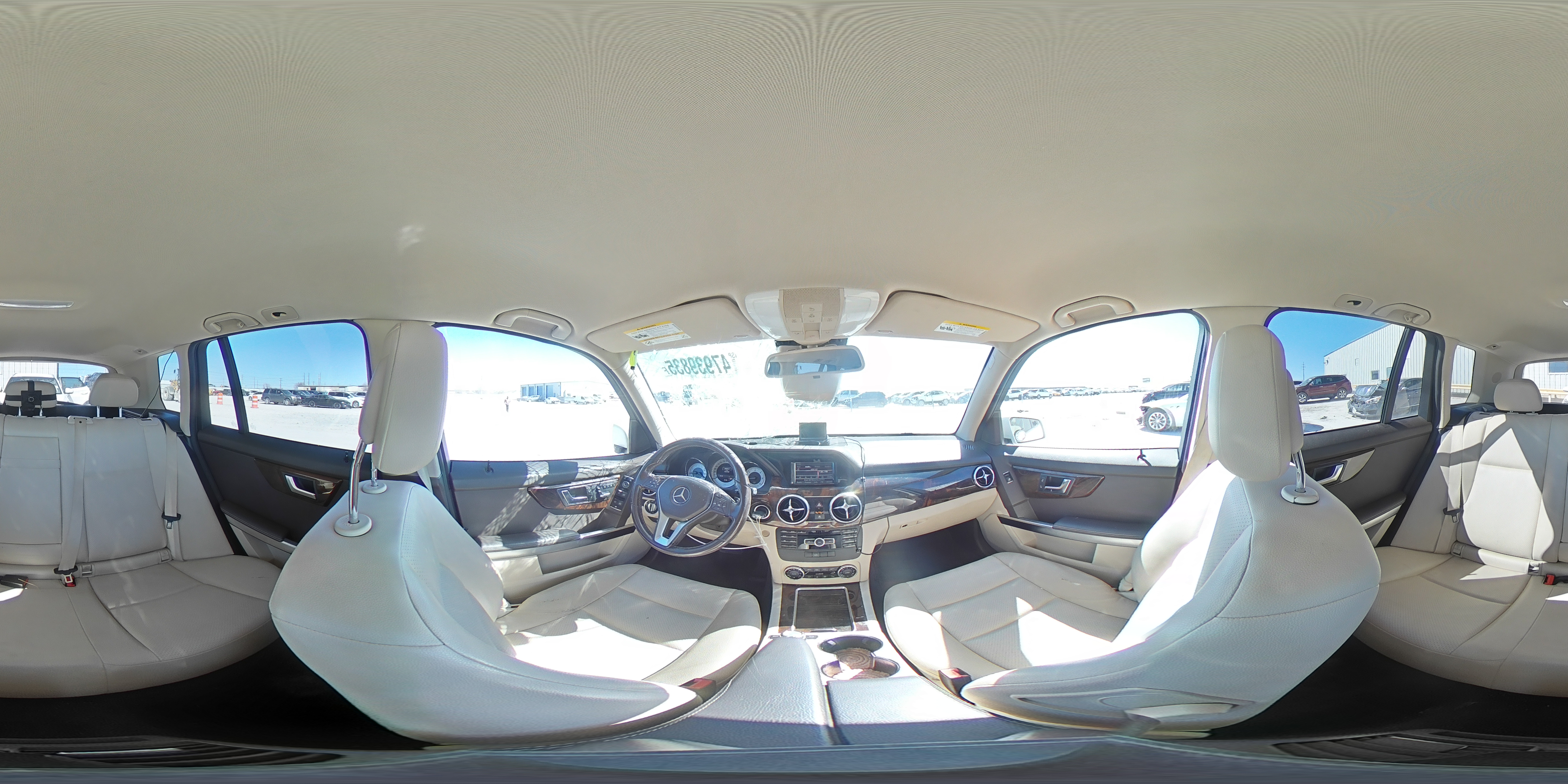 2014 Mercedes-Benz GLK-klasse VIN WDCGG0EBXEG267692 Copart auction photo, water/flood / rear end damage thumbnail 14
