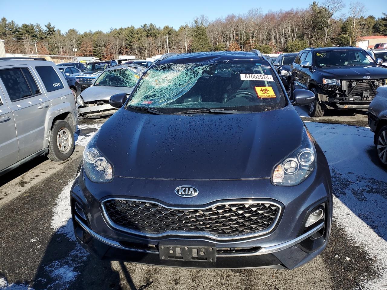 2020 KIA Sportage VIN KNDPNCAC2L7697919 Copart auction photo, top/roof / minor dent/scratches damage thumbnail 5