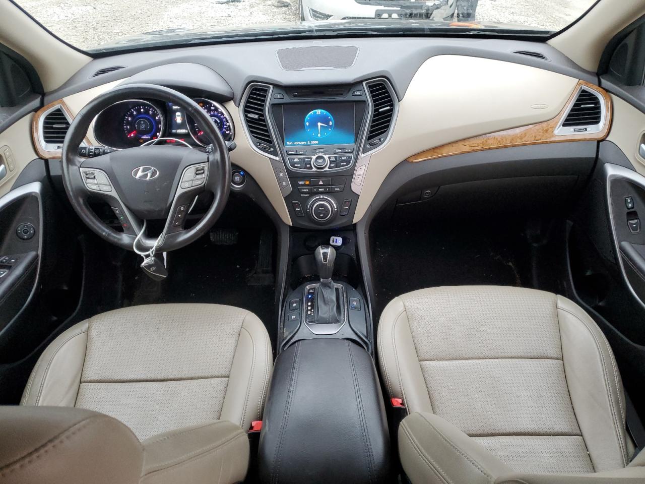 2014 Hyundai Santa Fe VIN 5XYZU3LB3EG194972 Copart auction photo, all over damage thumbnail 8