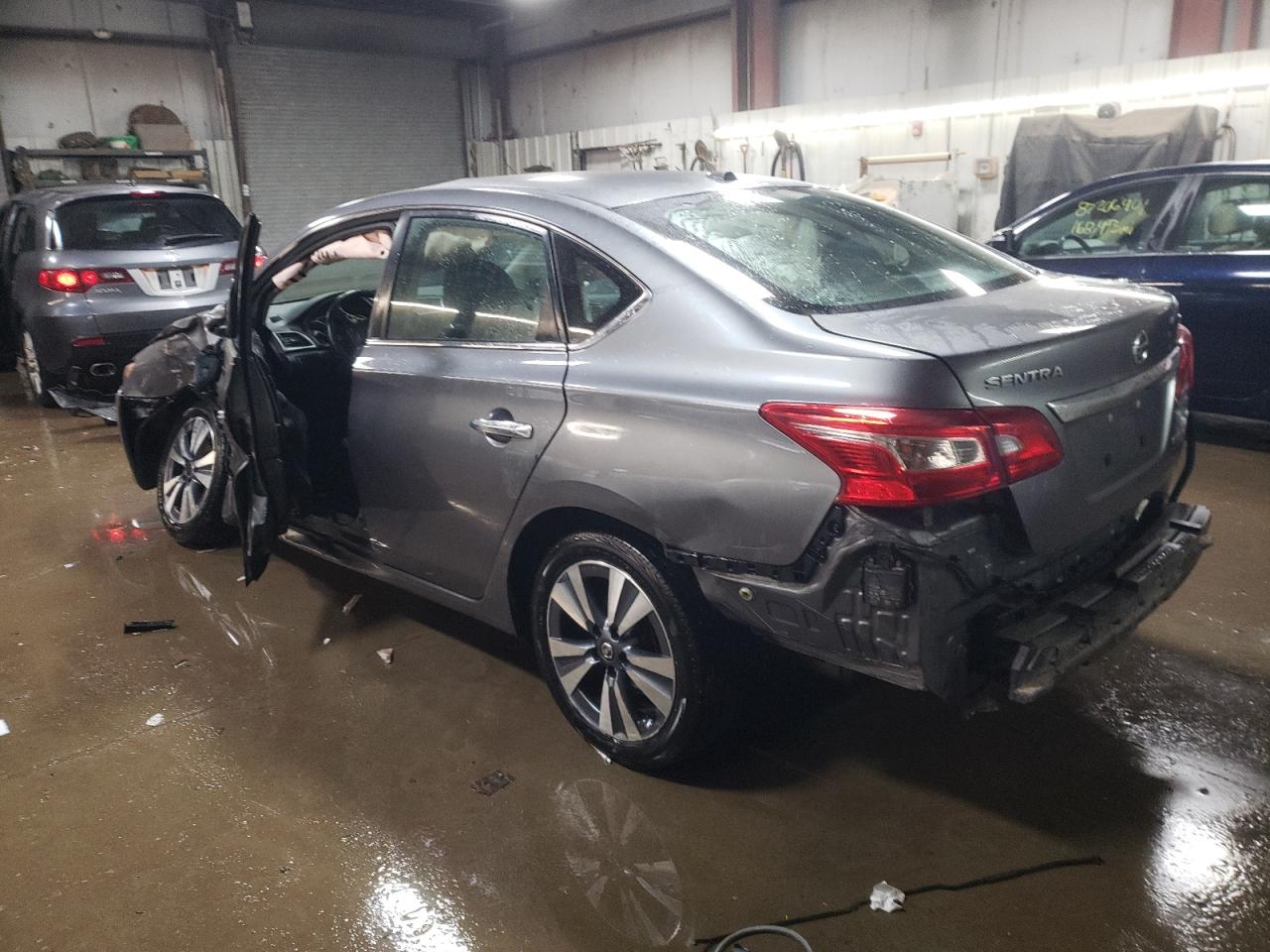 2019 Nissan Sentra VIN 3N1AB7AP1KY450321 Copart auction photo, front end / side damage thumbnail 2