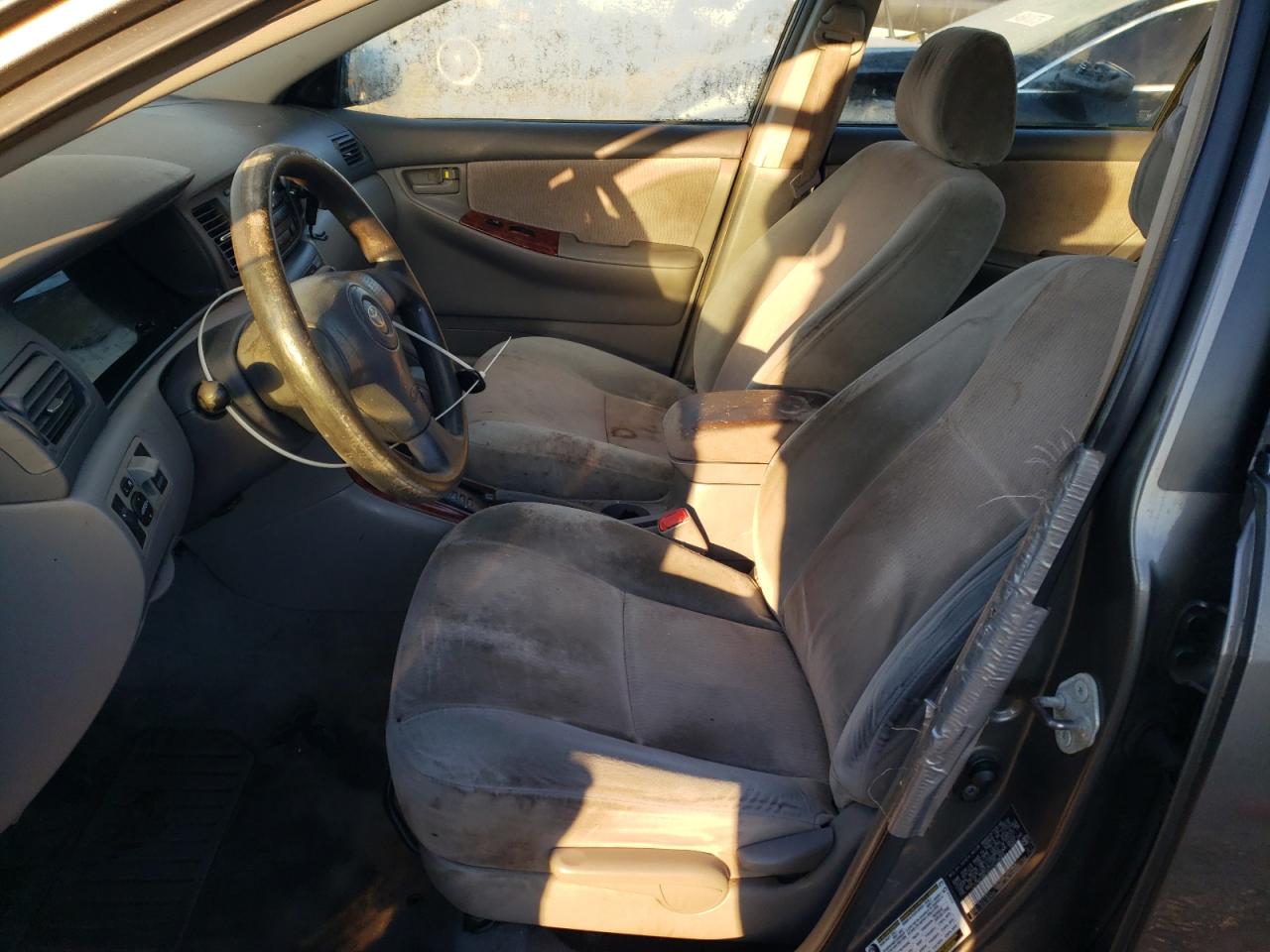 2007 Toyota Corolla VIN 2T1BR32E27C738004 Copart auction photo, front end / side damage thumbnail 7