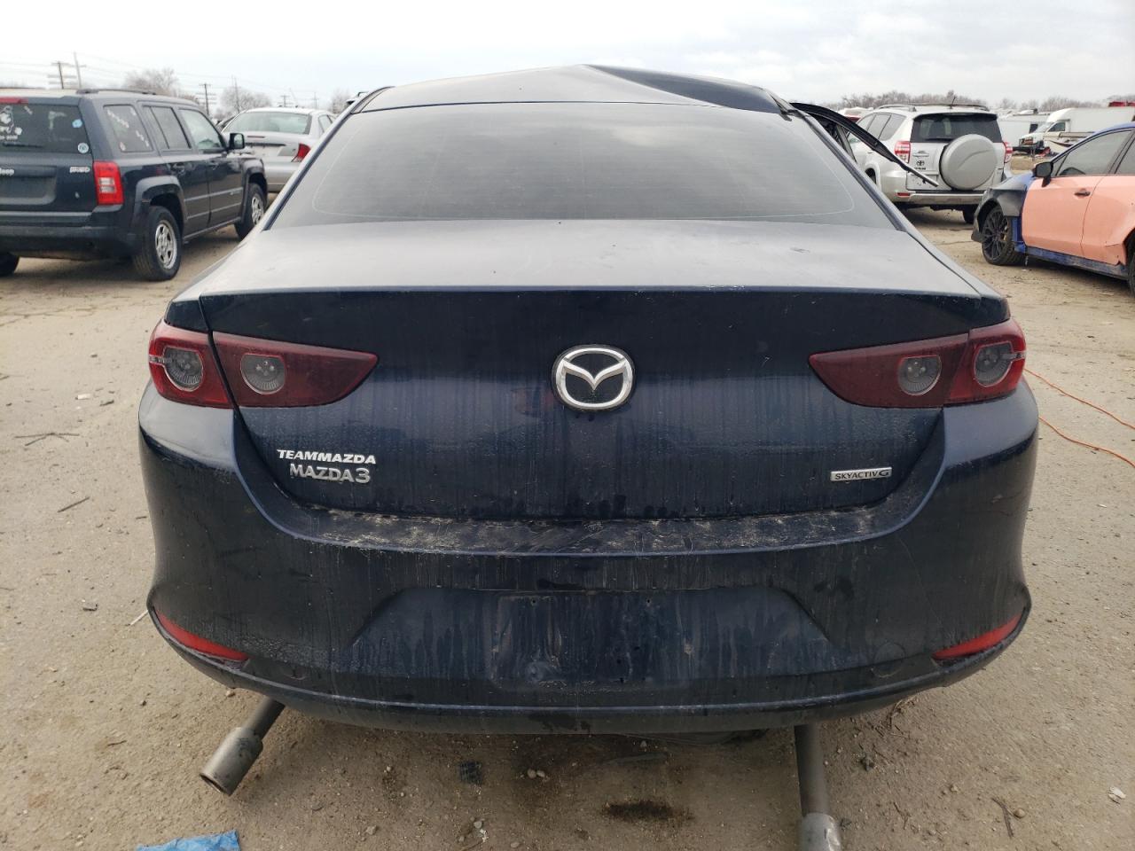 2021 Mazda 3 VIN JM1BPABLXM1317012 Copart auction photo, all over / undercarriage damage thumbnail 6