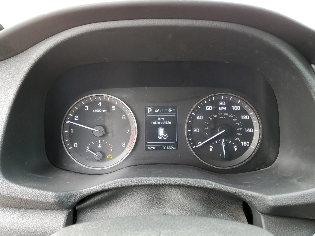 2016 Hyundai Tucson VIN KM8J33A27GU208341 Copart auction photo, mechanical damage thumbnail 9