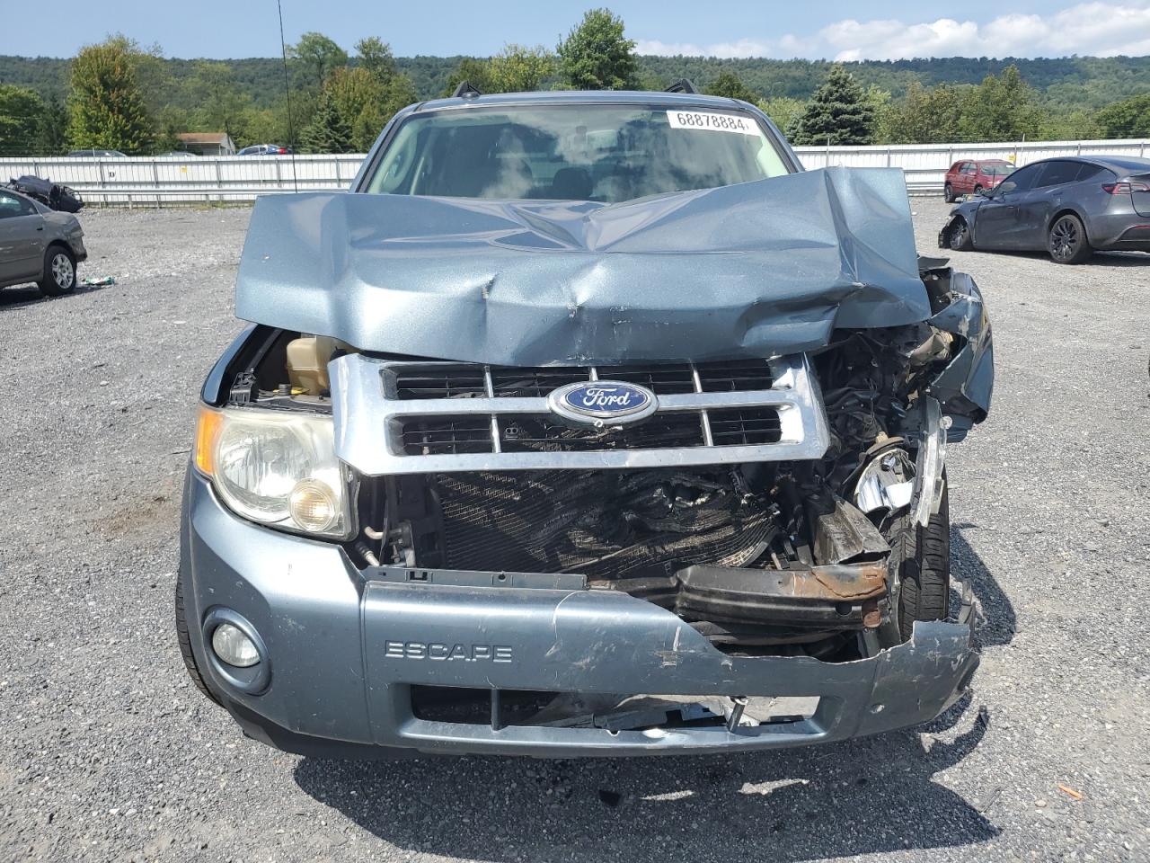 2010 Ford Escape VIN 1FMCU9D77AKB06587 Copart auction photo, front end / side damage thumbnail 5