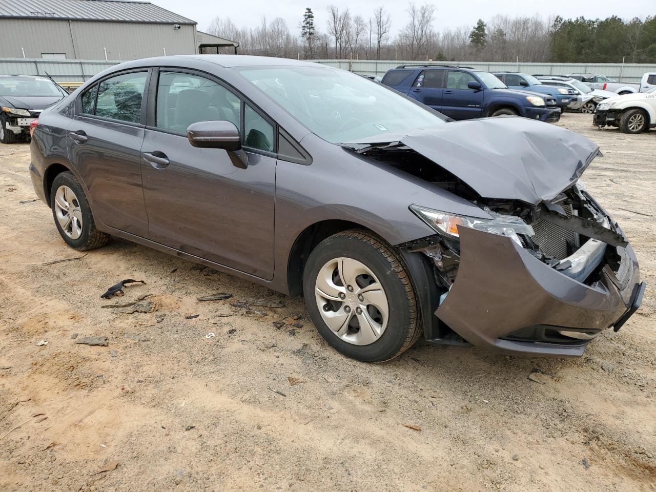 2014 Honda Civic VIN 19XFB2F57EE031151 Copart auction photo, front end / minor dent/scratches damage thumbnail 4