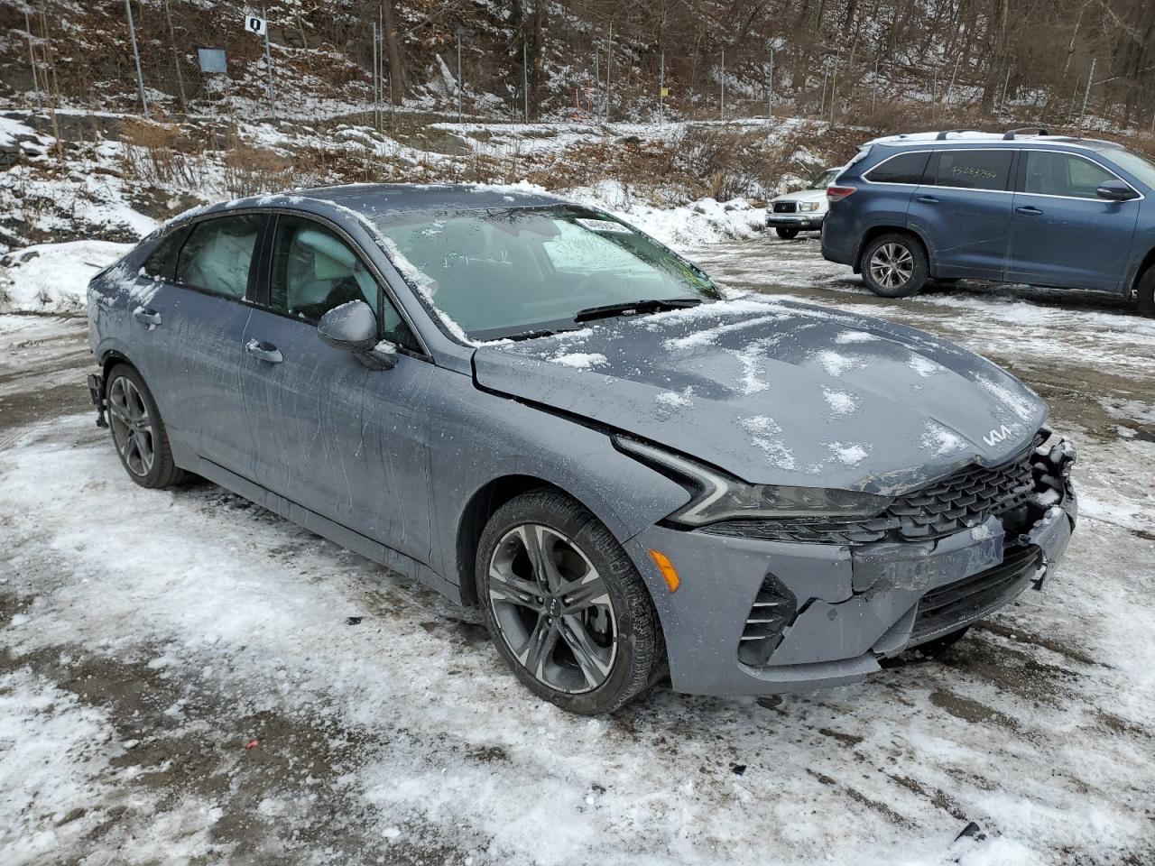 2022 KIA K5 VIN 5XXG14J28NG125420 Copart auction photo, rear end / front end damage thumbnail 4