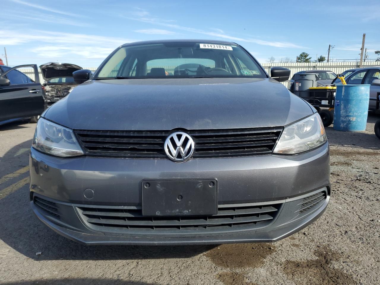 2014 Volkswagen Jetta VIN 3VW2K7AJ6EM257460 Copart auction photo, side / rear end damage thumbnail 5