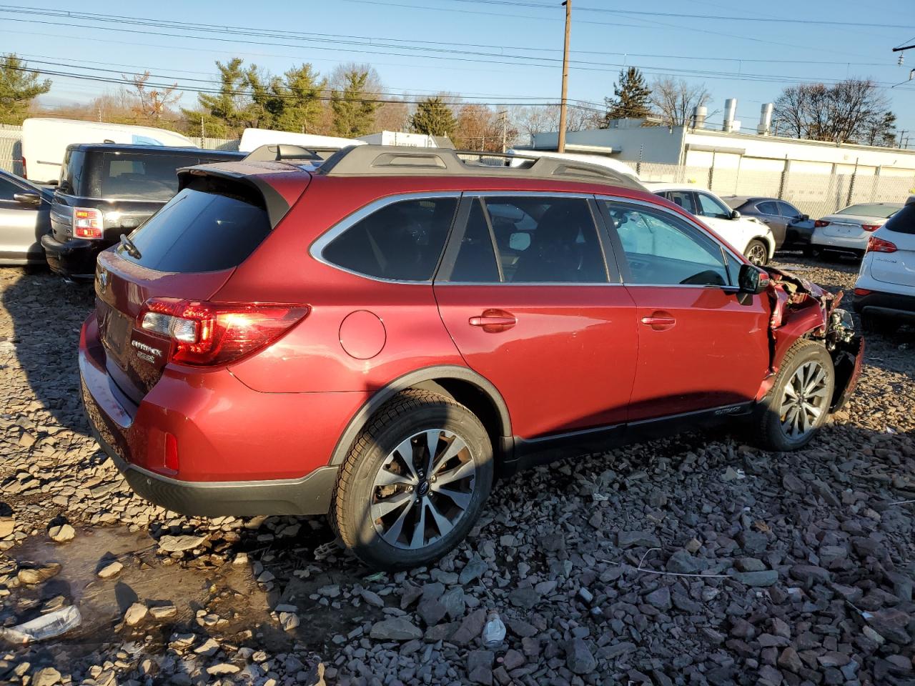 2017 Subaru Outback VIN 4S4BSANC8H3389892 Copart auction photo, front end damage thumbnail 3