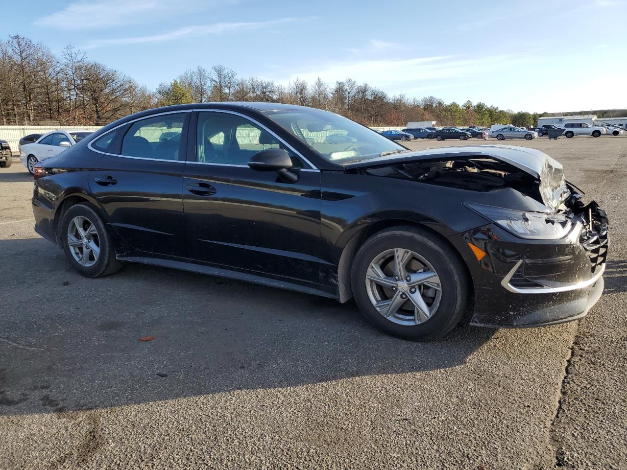 2023 Hyundai Sonata VIN KMHL24JA7PA249174 Copart auction photo, front end / minor dent/scratches damage thumbnail 4