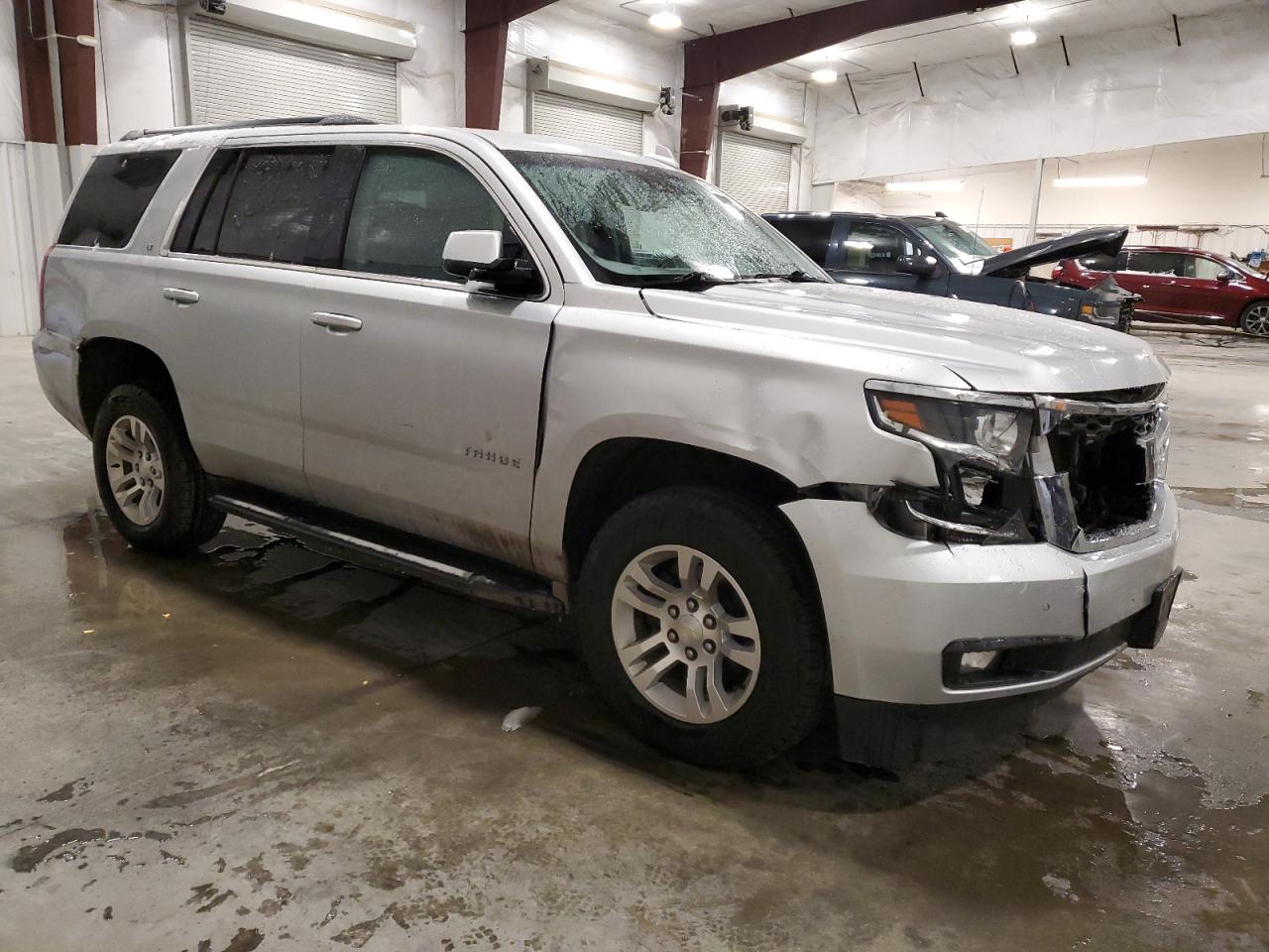 2018 Chevrolet Tahoe VIN 1GNSKBKC1JR249143 Copart auction photo, front end damage thumbnail 4