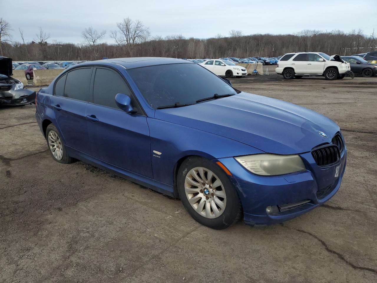 2009 BMW 3er VIN WBAPK53519A513579 Copart auction photo, all over damage thumbnail 4