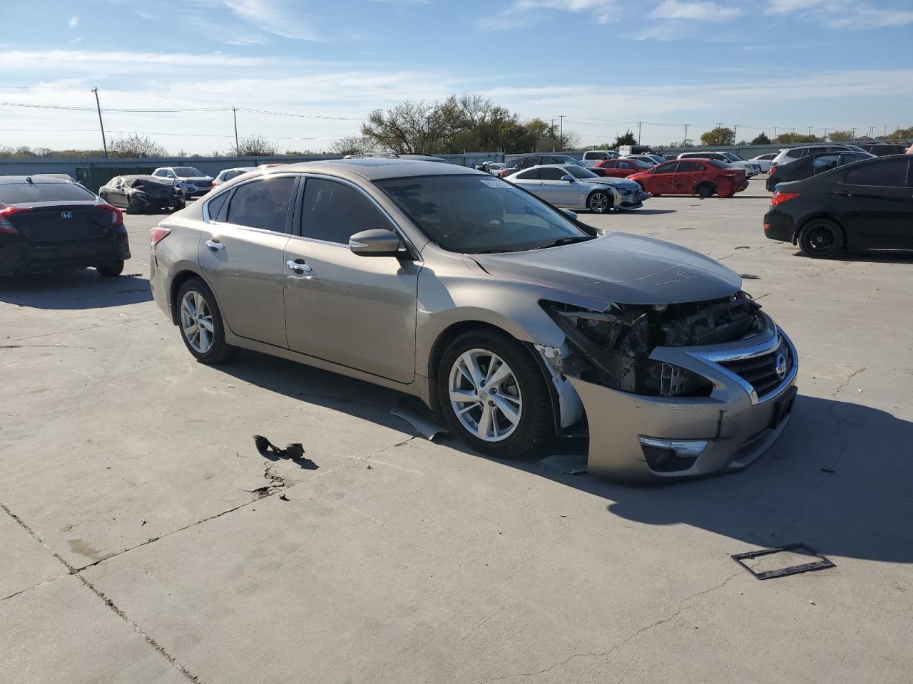 2014 Nissan Altima VIN 1N4AL3AP8EN369990 Copart auction photo, front end damage thumbnail 4