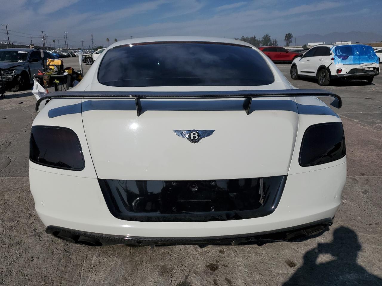 2015 Bentley Continental VIN SCBFS8ZA4FC049226 Copart auction photo, front end / side damage thumbnail 6